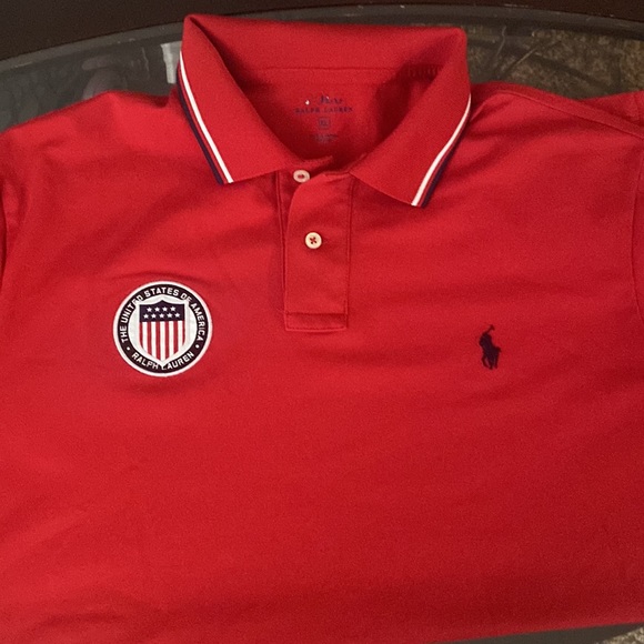 ralph lauren red polo - Picture 2 of 2